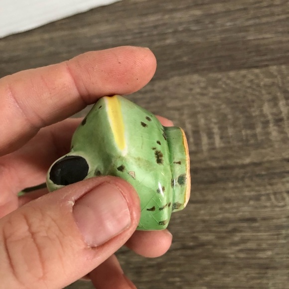 70s Ceramic Frog Plant Water Spike - Picture 8 of 10
